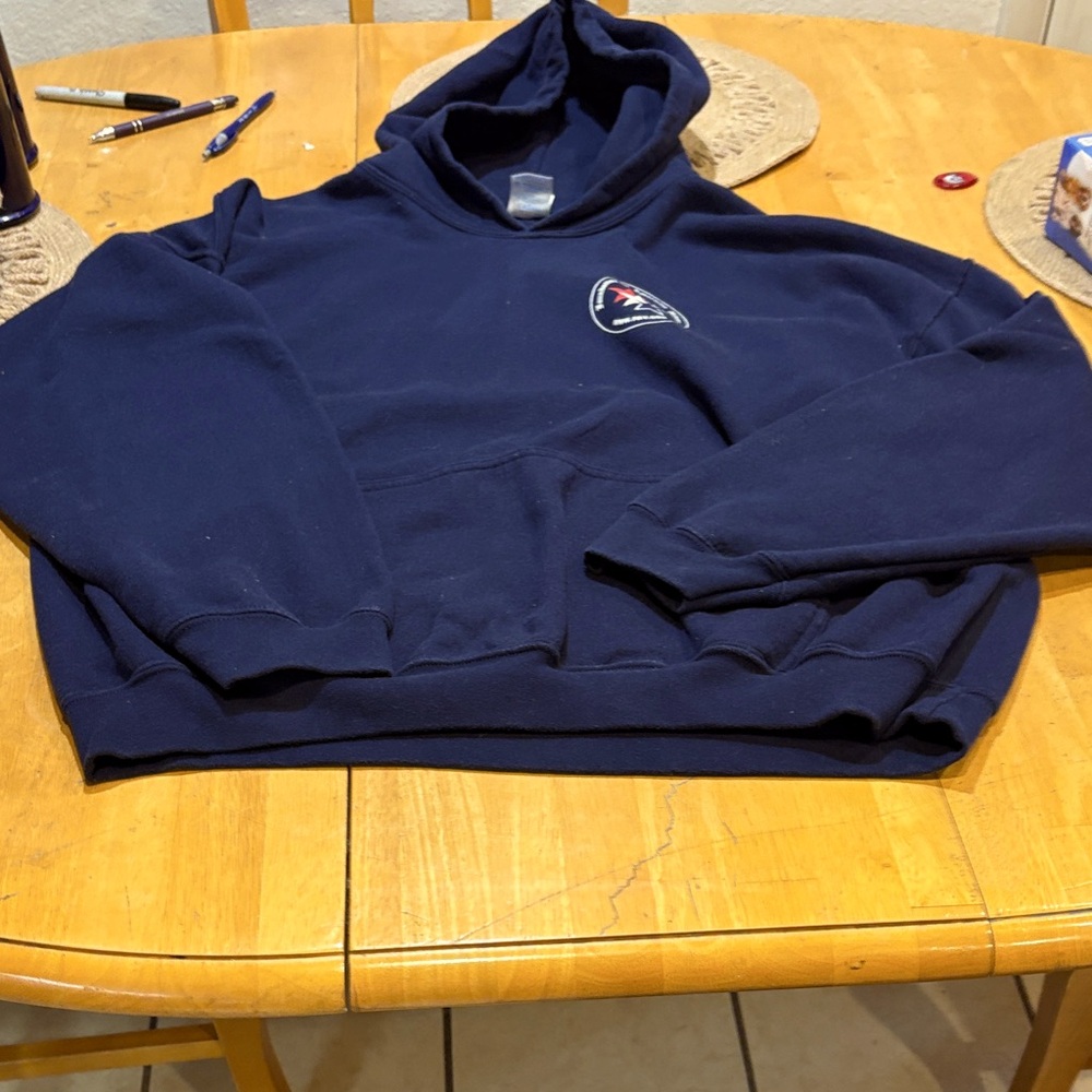 Classic Navy Blue Men's Hoodie